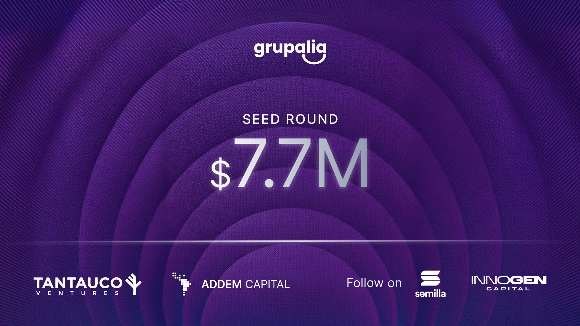 Grupalia Seed Round $7.7M